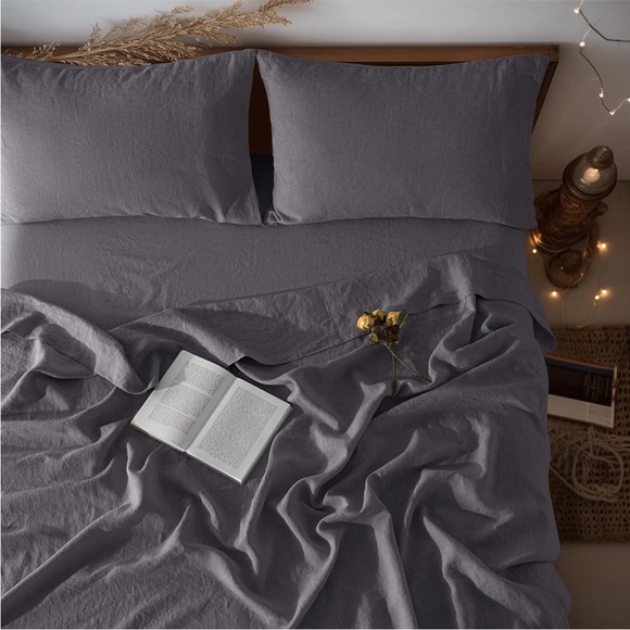 King size deep pocket 4 piece bedding set - Picture 1 of 8